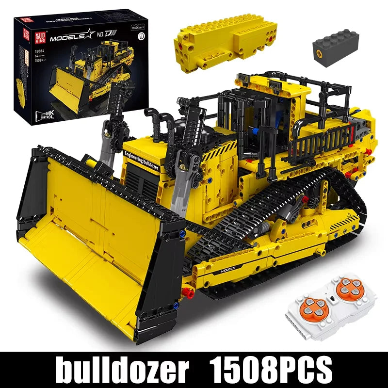 Mould King 15084 RC Bulldozer Building Block Set Gift