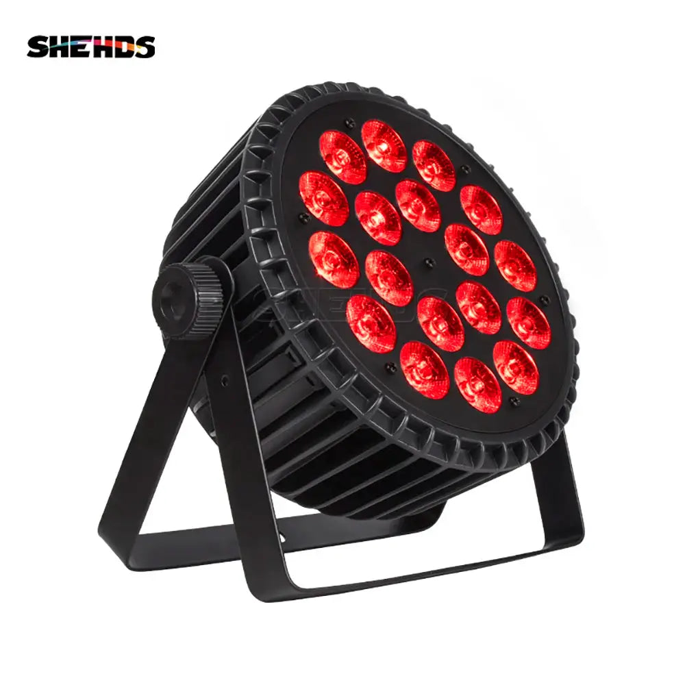 SHEHDS 4PCS Aluminum Alloy LED Flat Par 18x12W RGBW/18x18W RGBWA+UV LED Lighting DMX512 Disco Professional Stage DJ Equipment by Beastly Survival Outlet