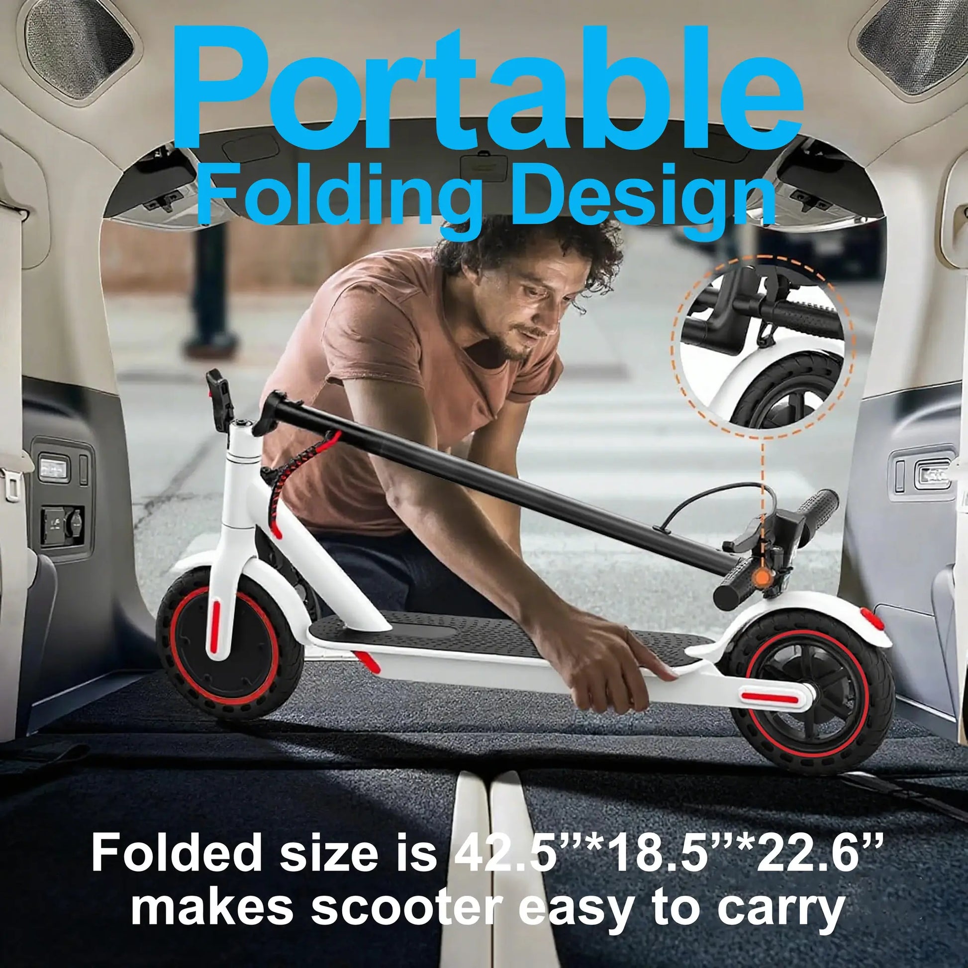 M365 Electric Scooter 350W 16mph APP Smart Scooter Shock-absorbing Anti-skid ‎8.5 Inches Folding waterproof Electric Scooter by Beastly Survival Outlet