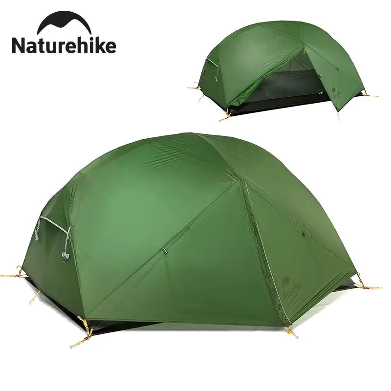 Naturehike Mongar 2 Person Backpacking Tent 210T Ultralight Travel Tent Waterproof Hiking Survival Outdoor Camping Tent by Beastly Survival Outlet