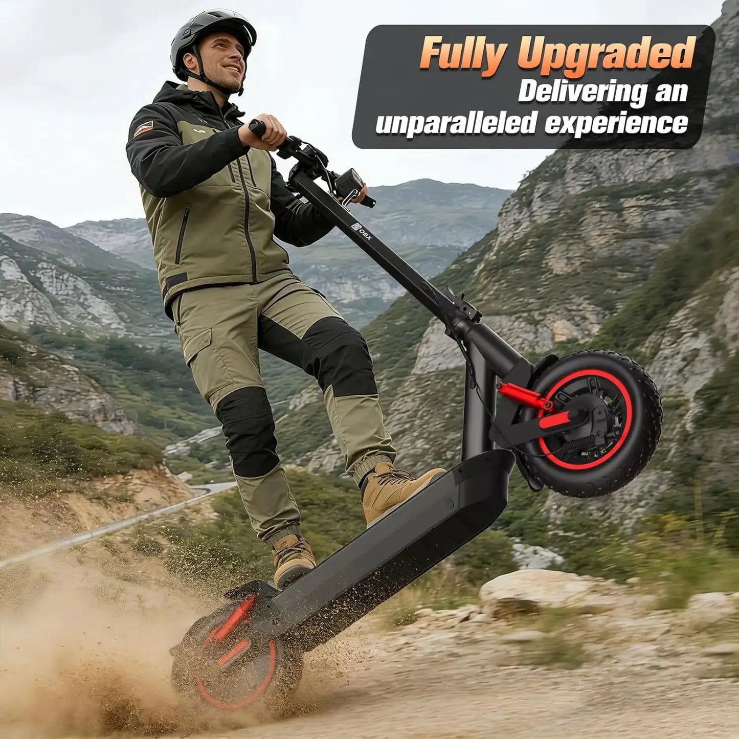 2026 Adults Electric Scooter 1200W Motor Top Speed 30MPH 48V 15AH Battery 10 Inch Off-Road Tires Sport Commuter Folding E-Scooter by Beastly Survival Outlet