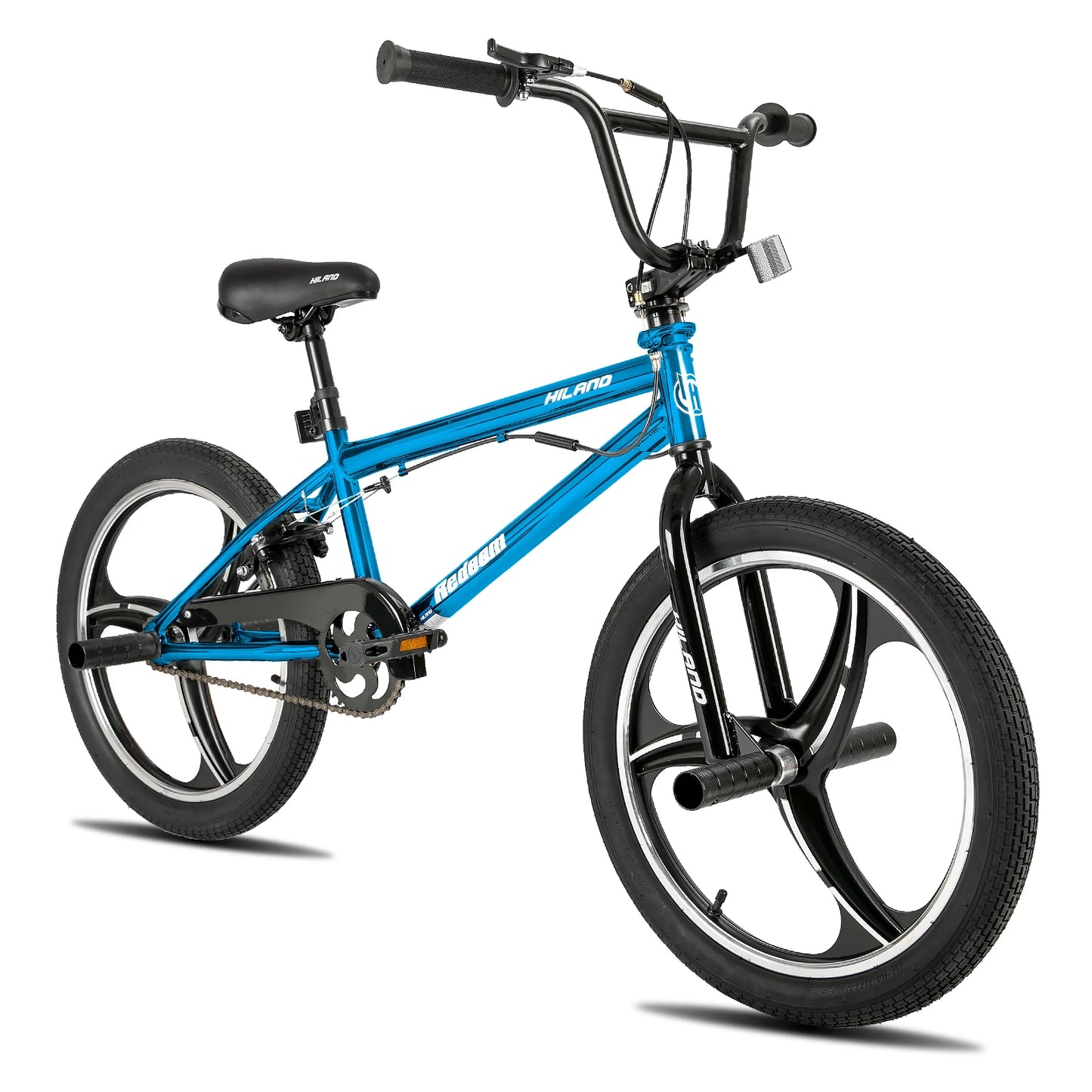 Hiland 20 Inch Kids BMX Bike Freestyle 360 Degree Rotor Pegs by Beastly Survival Outlet