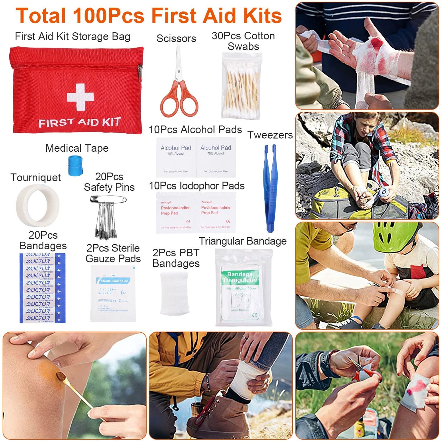 125 In 1 Emergency Survival Kit for Camping and Outdoor Adventures