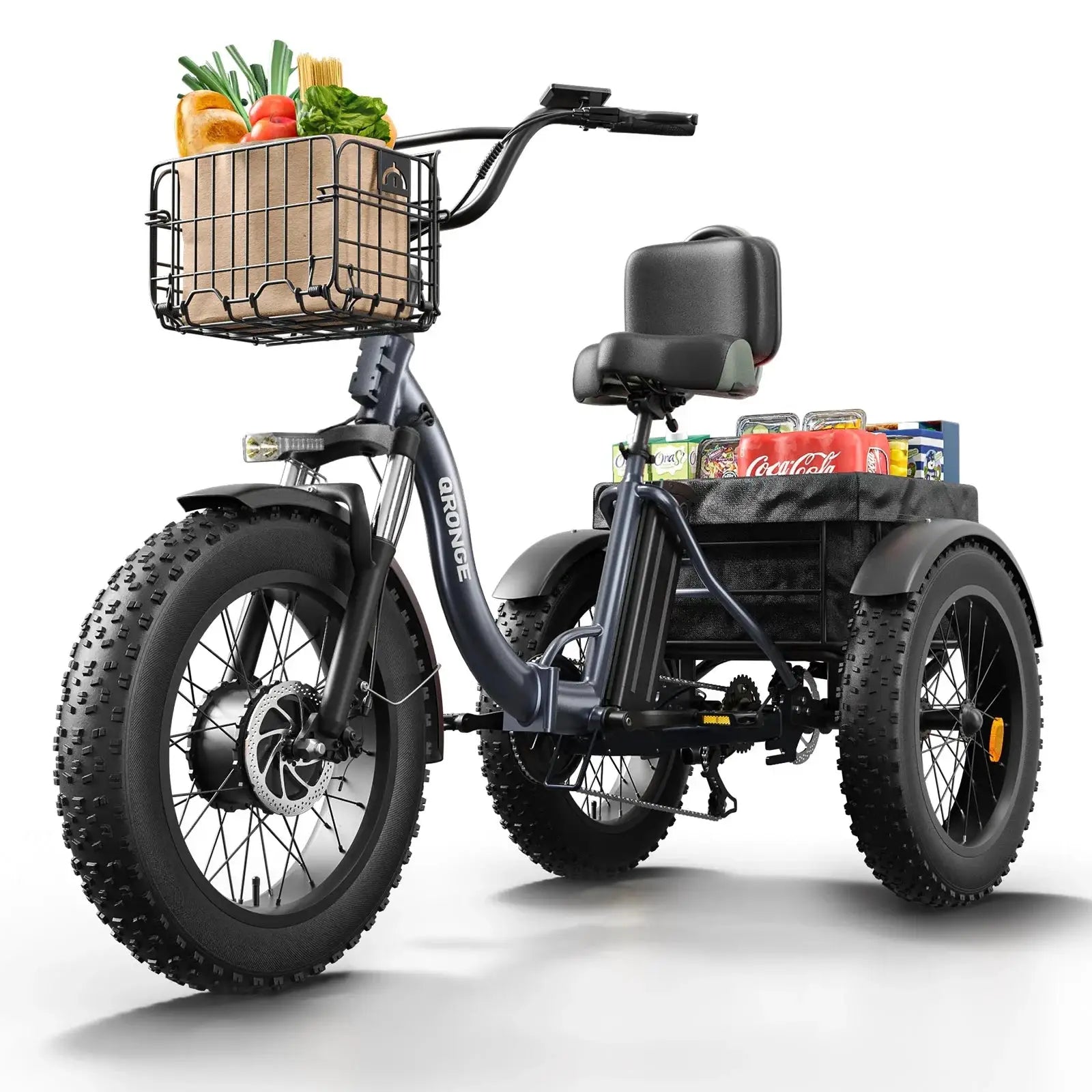 QRONGE Lava Electric Tricycle Folding Fat Tire Ebike Pro Max by Beastly Survival Outlet