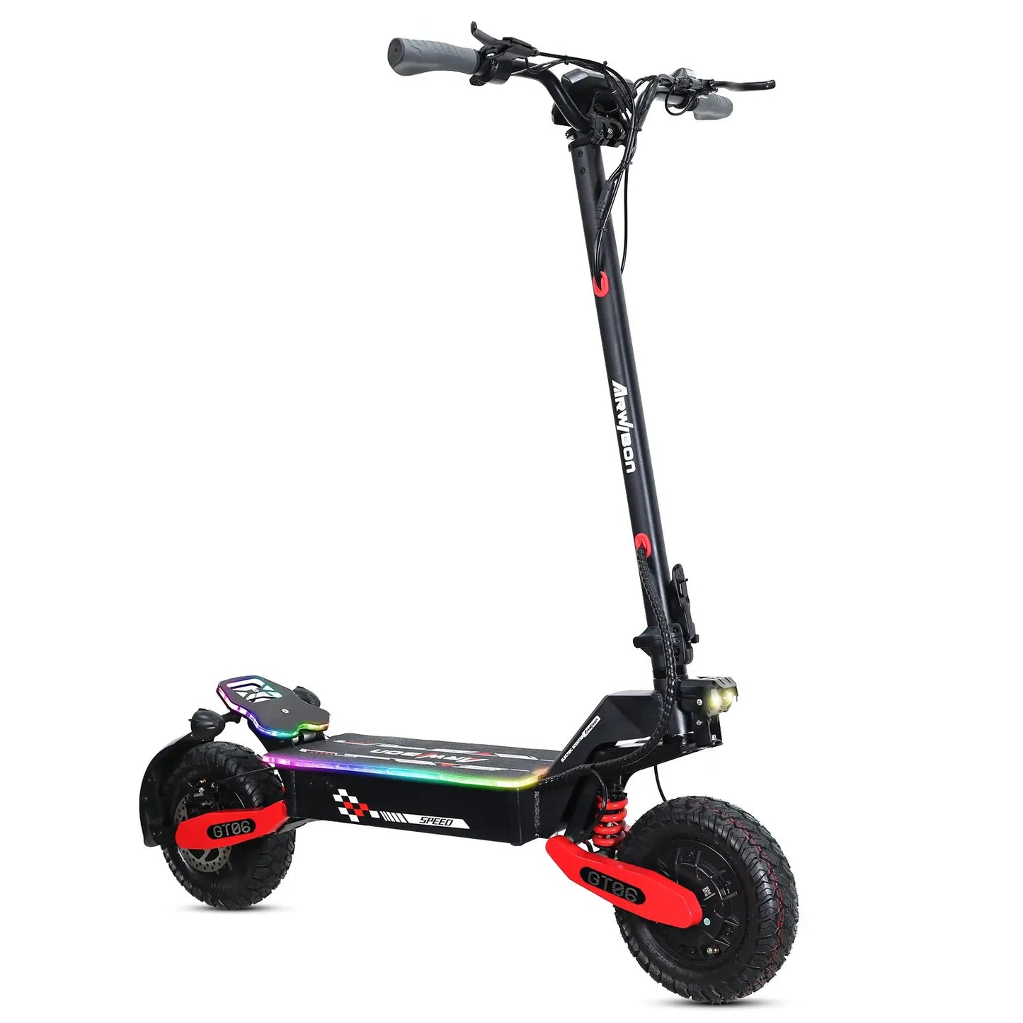 Arwibon GT06Plus Adult Electric Scooter,Speed up to 35MPH, 52V23.4AH ,11 Inch Off-Road Tires, Foldable Sports Commuter E-Scooter by Beastly Survival Outlet