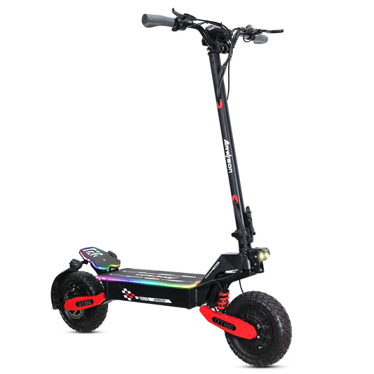 Arwibon GT06Plus Adult Electric Scooter,Speed up to 35MPH, 52V23.4AH ,11 Inch Off-Road Tires, Foldable Sports Commuter E-Scooter by Beastly Survival Outlet