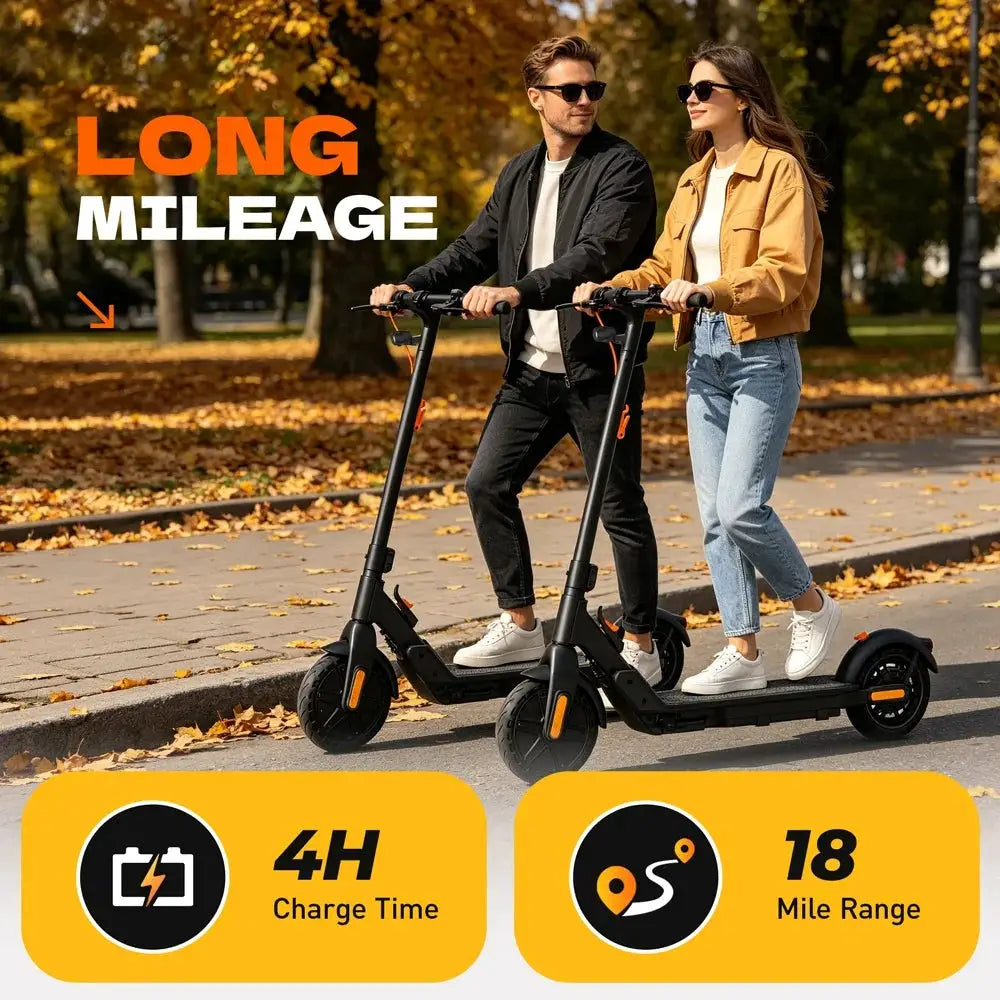 C8 Adult Electric Scooter 350W 19mph Max Speed 8.5 Inch Tire Foldable E Scooters 16 Miles Max 36V 5.2AH US Stock Fast Delivery by Beastly Survival Outlet