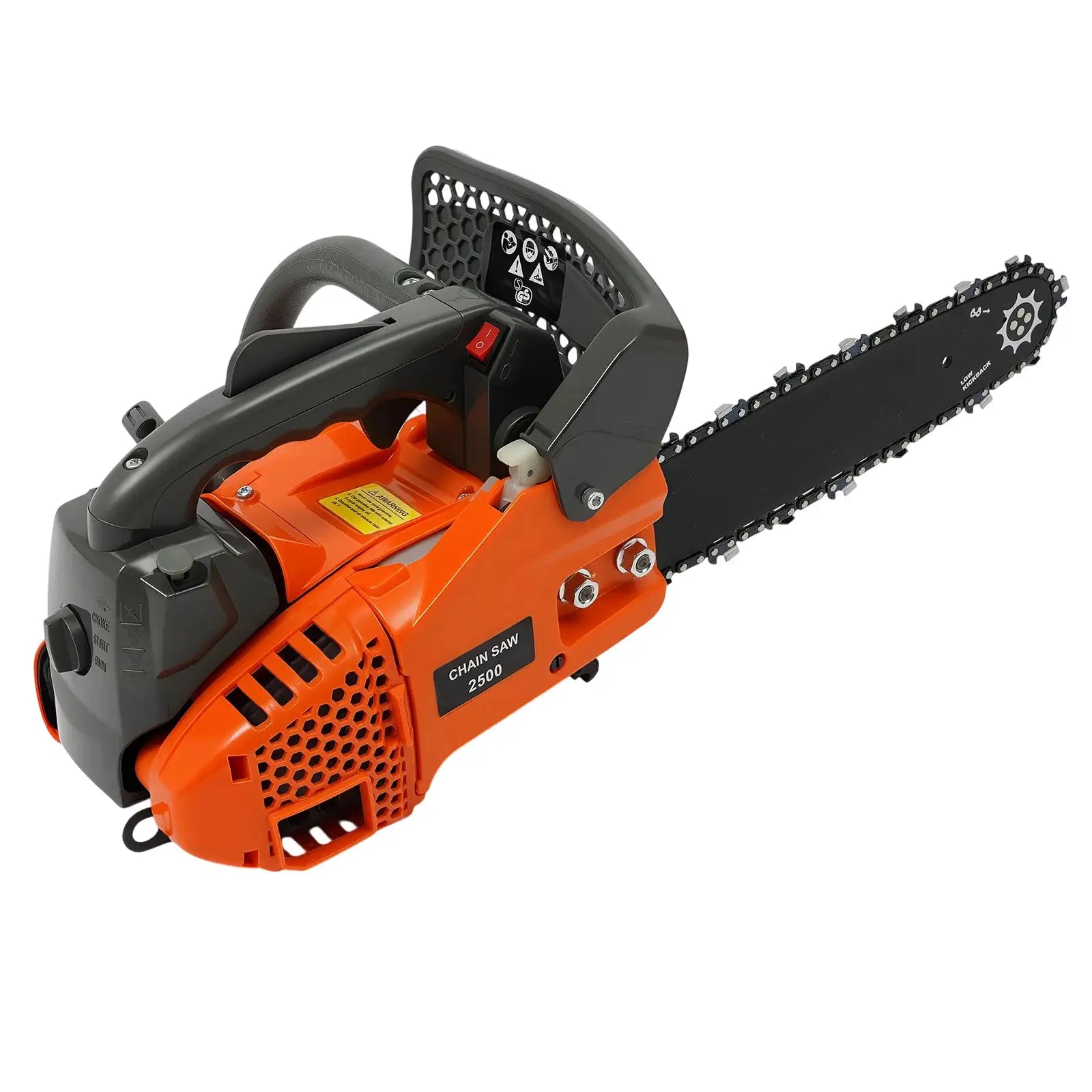 25.4cc 2-Cycle Gas Powered Chainsaw 11.8-inch Guide Bar 900W Power Chain Saws Tree Cutting Trimming Log 1.22hp by Beastly Survival Outlet