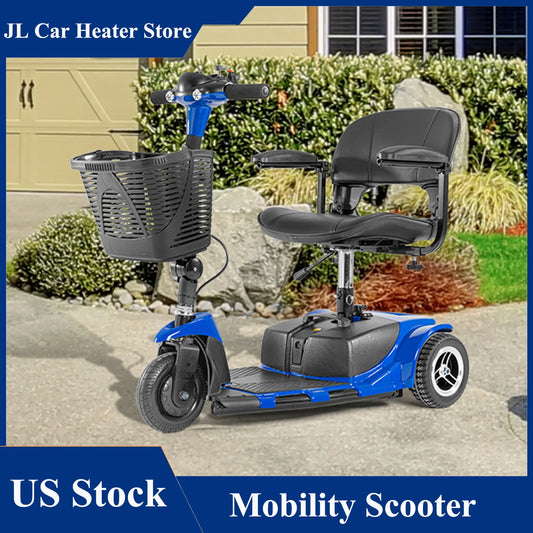 Compact Electric 3 Wheel Mobility Scooter for Elderly Travel