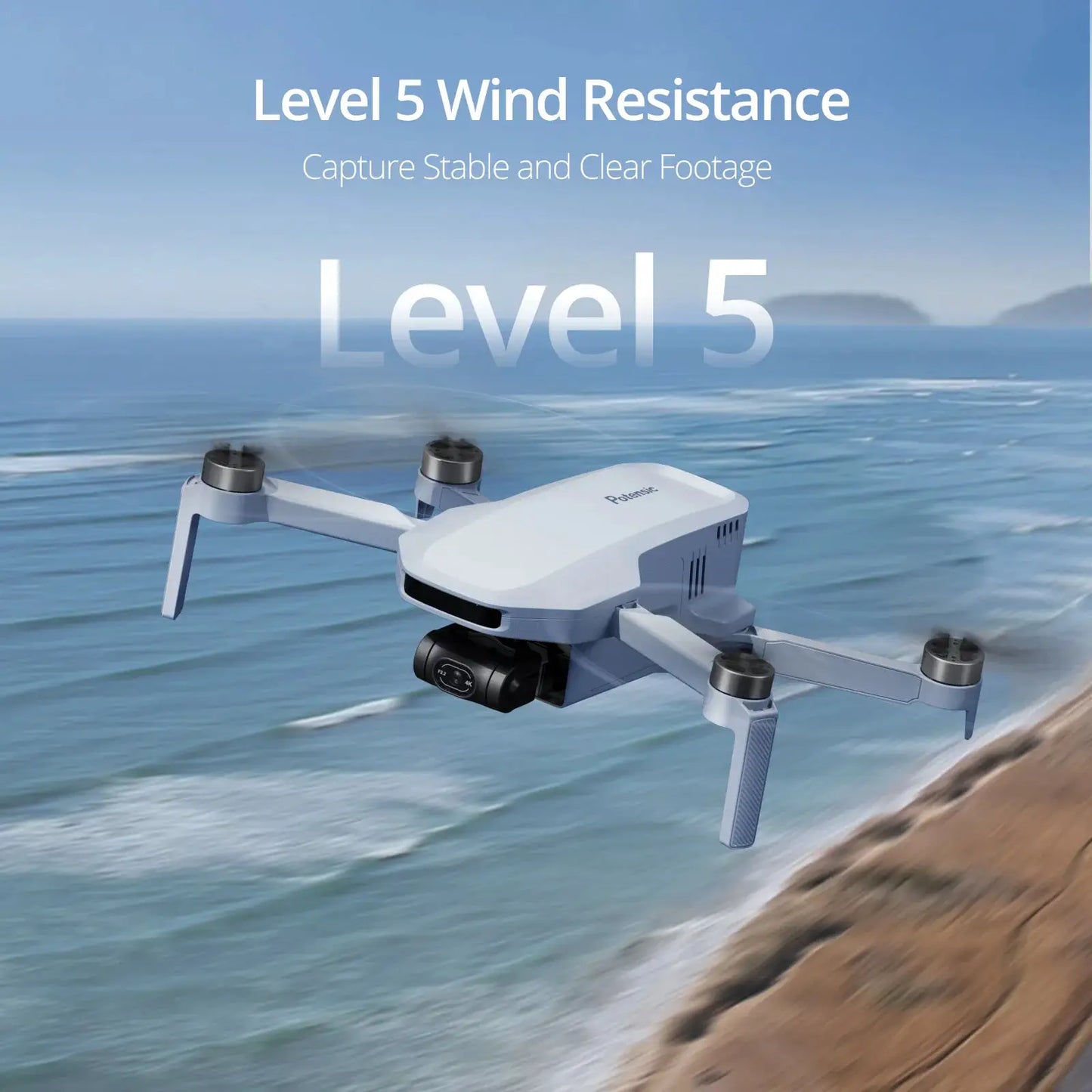 Potensic C0 Mini Drone 3 Axis Gimbal 6KM GPS 4K Professional Camera Drones Brushless RC Toy Quadcopter for Travel Gifts ATOM by Beastly Survival Outlet