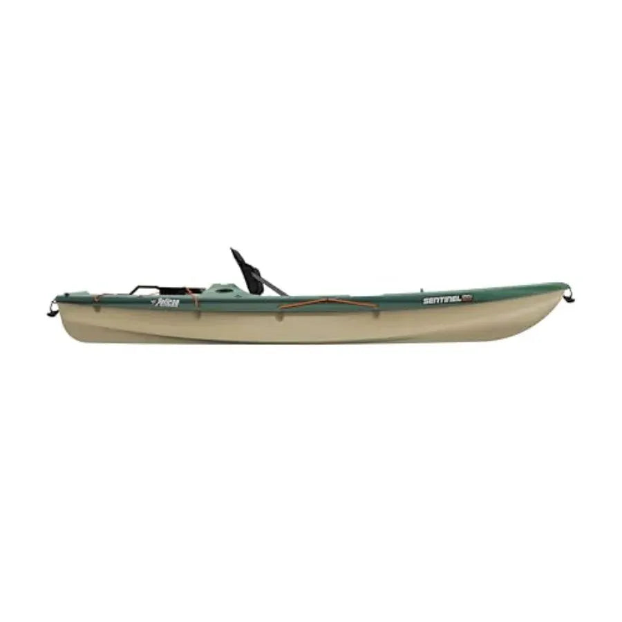 Sentinel 100X - Angler Sit on Top Fishing Kayak - Lightweight - Ergolounge Seating System - Blue - Enhanced Comfort and Stabili by Beastly Survival Outlet