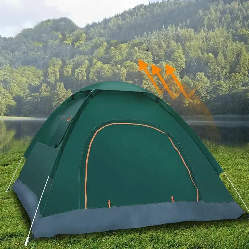 2-3Person Outdoor Pop Up Tent Waterproof Automatic Camping UV Protection Tents Llightweight Instant Setup Tourist Sun Shelter by Beastly Survival Outlet