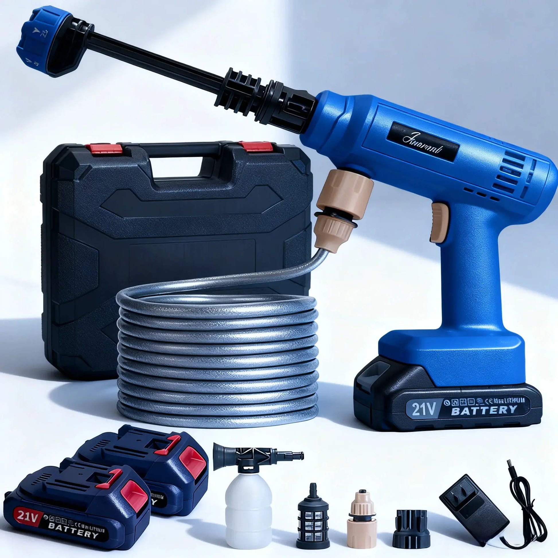 Power Blaster Plus Cordless Portable Pressure Washer Kit Pro by Beastly Survival Outlet