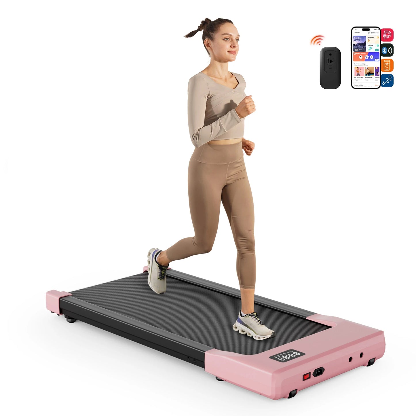 Walking Pad Under Desk Treadmill 2 In 1 With Remote Display