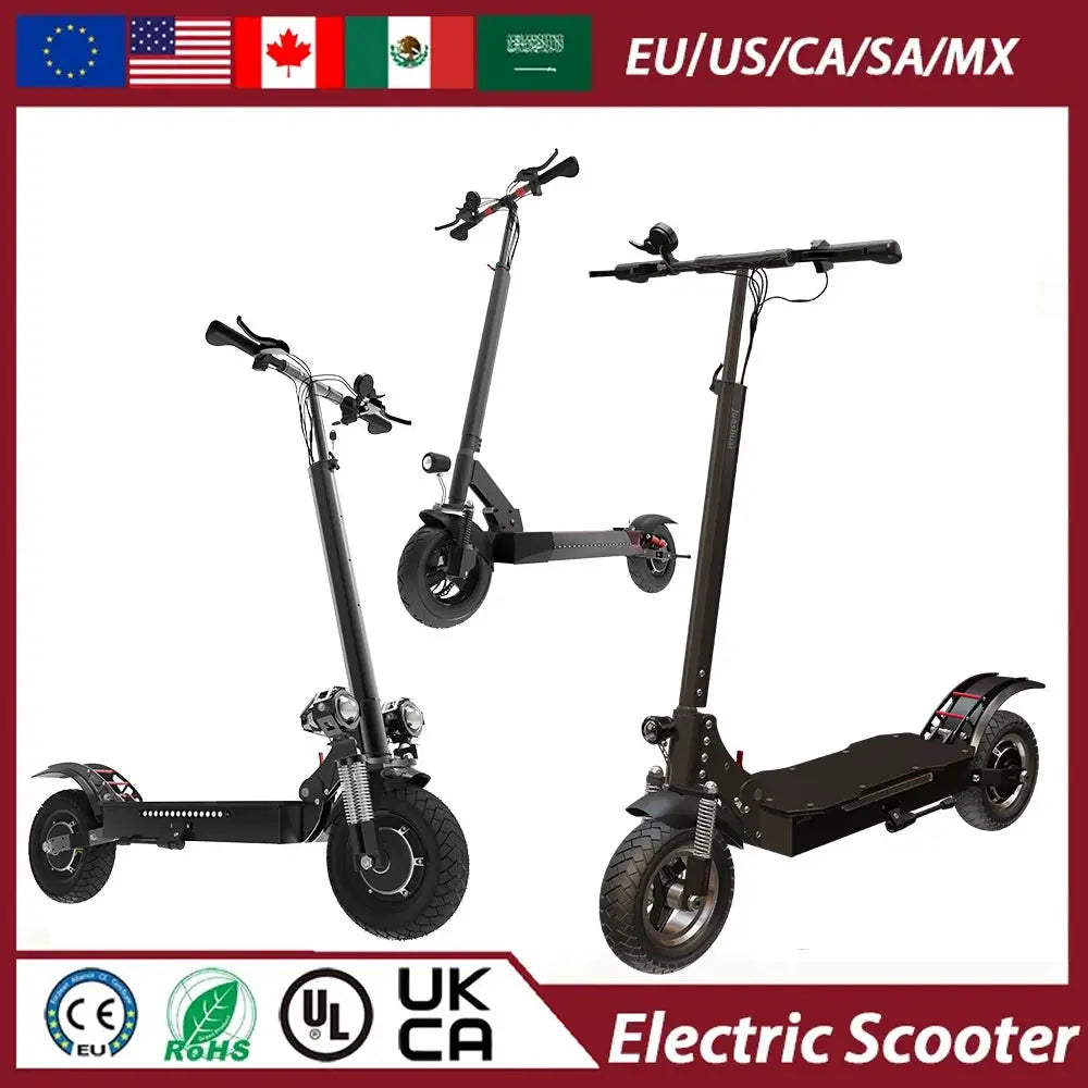 3200W Fold Dual Motor Electric Scooter for Adults 70Km Range by Beastly Survival Outlet