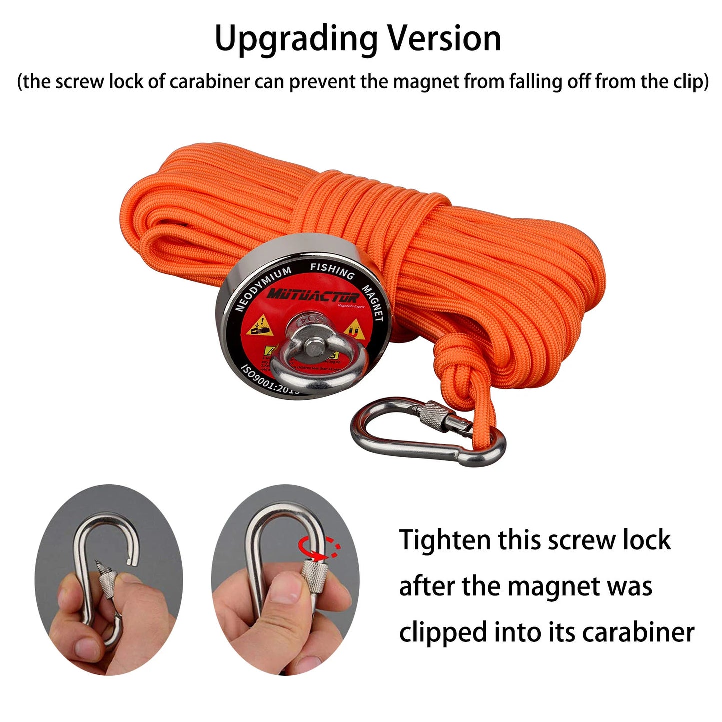 New Retrieval Neodymium Magnet Kit Grappling Hook N52 Rope