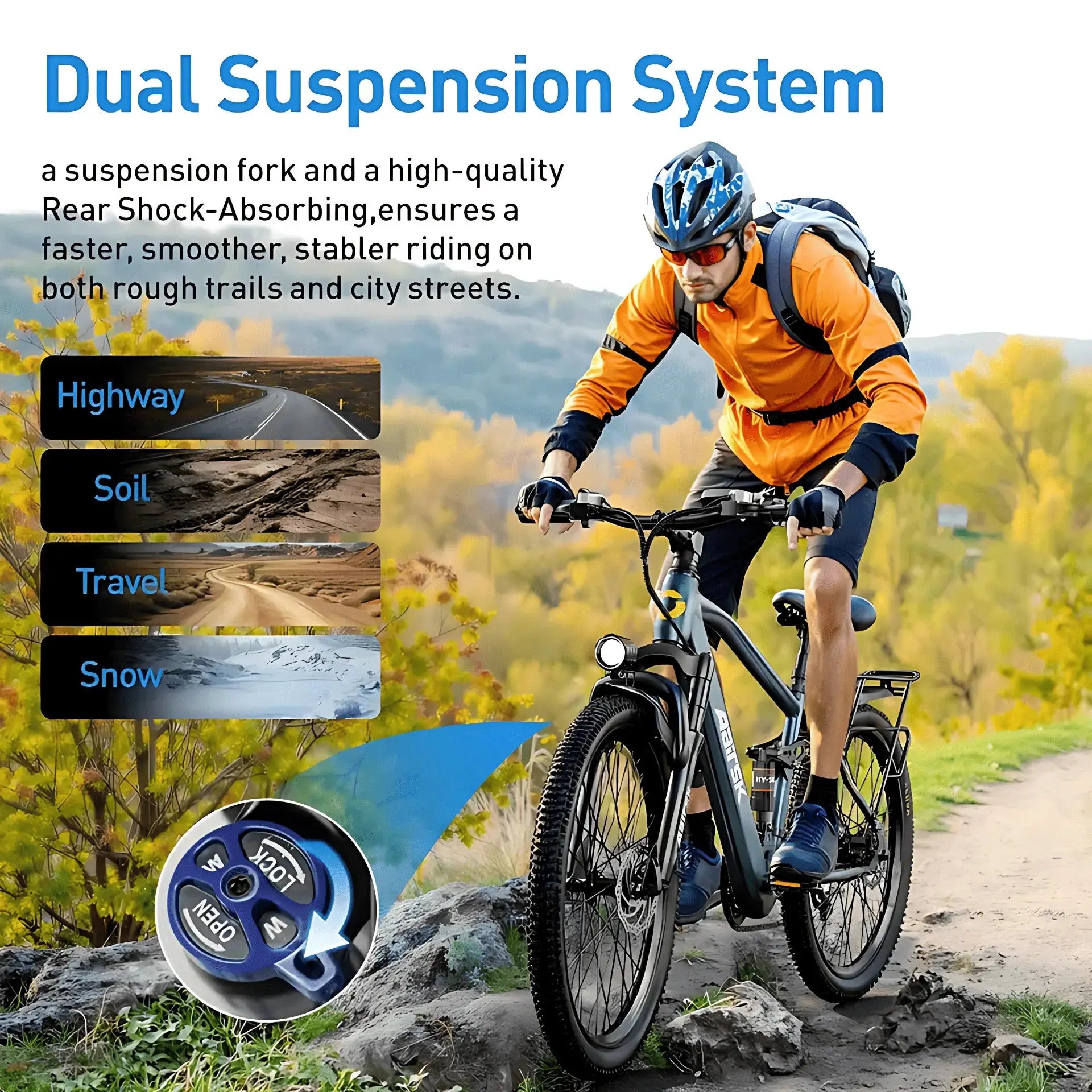 Electric Bike For Adults 750W Brushless 25MPH Commuting City by Beastly Survival Outlet