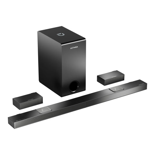 Ultimea 5 1 2 Dolby Atmos Soundbar With Eight Inch Subwoofer