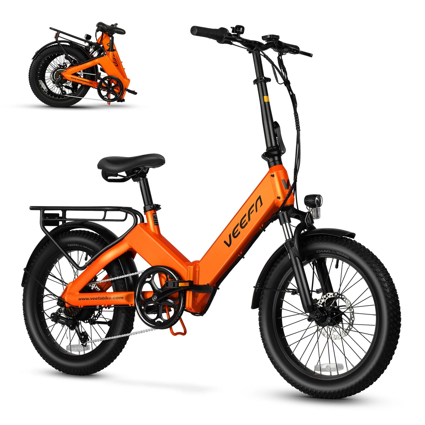 VEEFA F1 Folding Electric Bike 750W 60 Miles Range City Ride