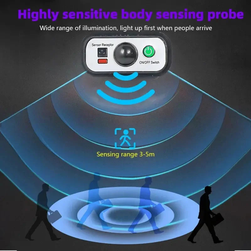 504LED Ultra Bright Solar Street Light with Motion Sensor Remote