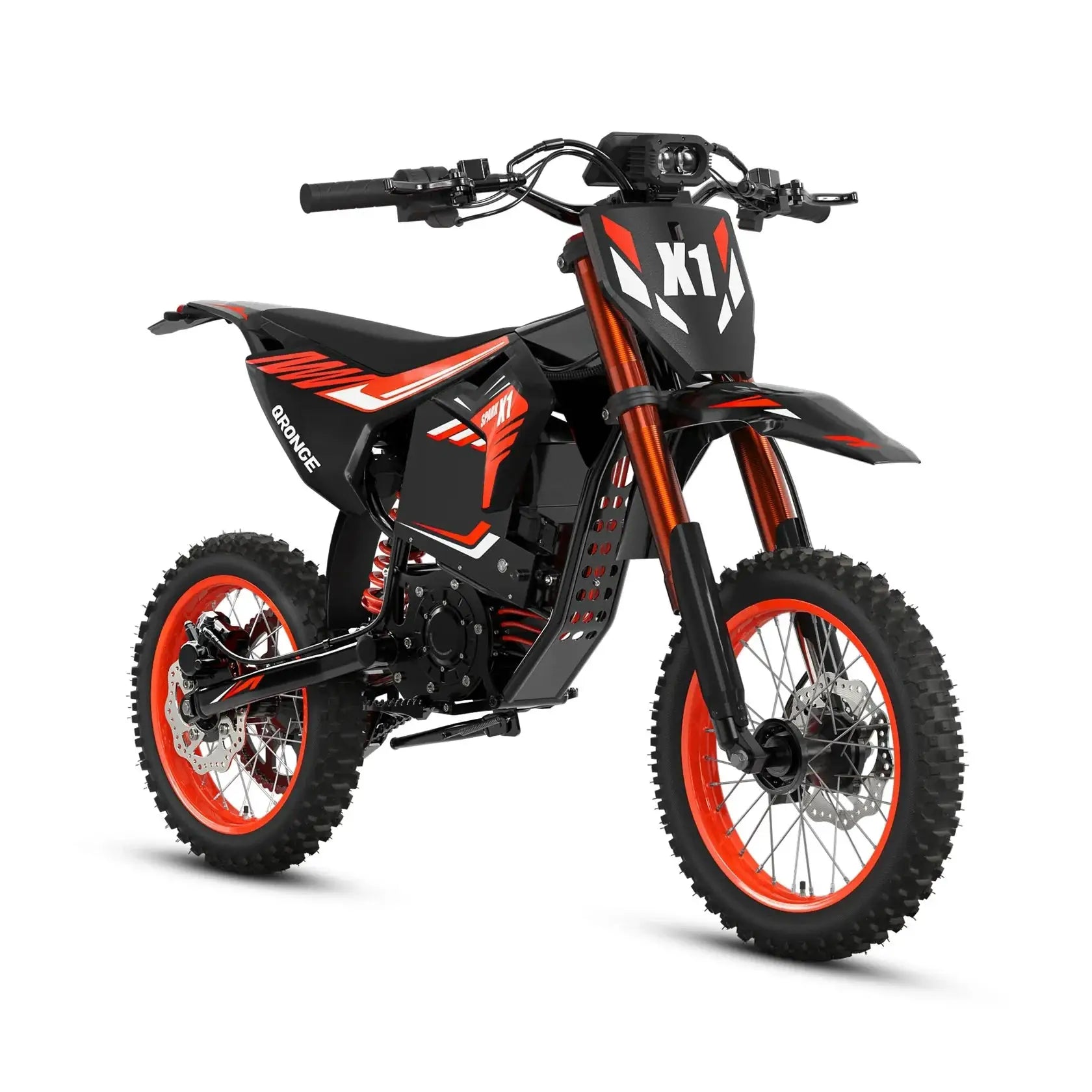 Electric Dirt Bike for Adults Teens 4500W Peak 60V 28.8Ah Battery Up to 60 Miles 50MPH Electric Motorcycle 14"/12" Fat Tire Mountain Off-Road E-Bike by Beastly Survival Outlet
