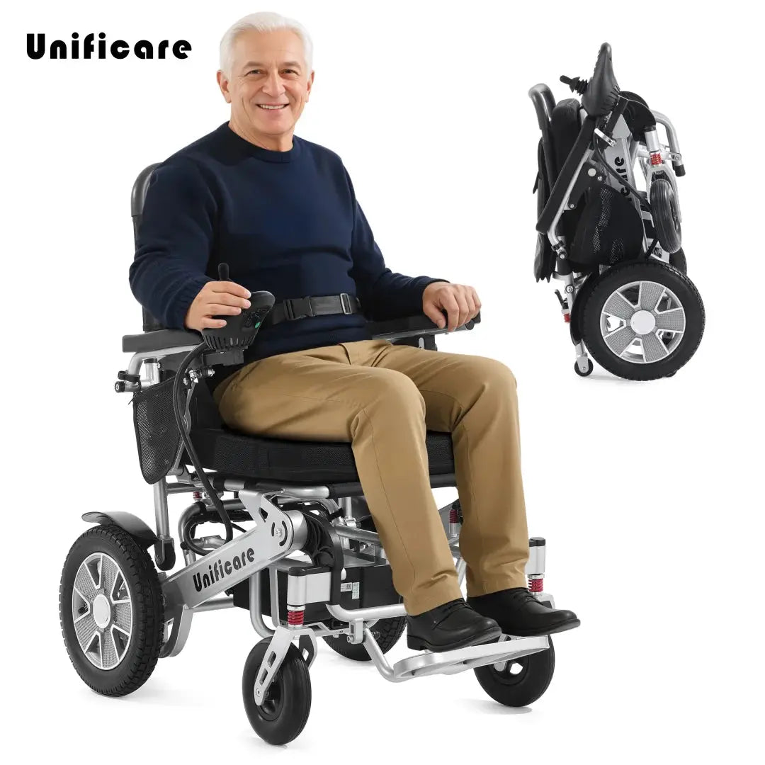 Unificare 4 Wheel Mobility Scooter for Seniors Adults - Heavy Duty 418lbs, 12.4 Mile Range, Easy to Use & Tight Turning Radius by Beastly Survival Outlet Unificare 4 Wheel Mobility Scooter for Seniors Adults - Heavy Duty 418lbs, 12.4 Mile Range, Easy to Use & Tight Turning Radius Beastly Survival Outlet