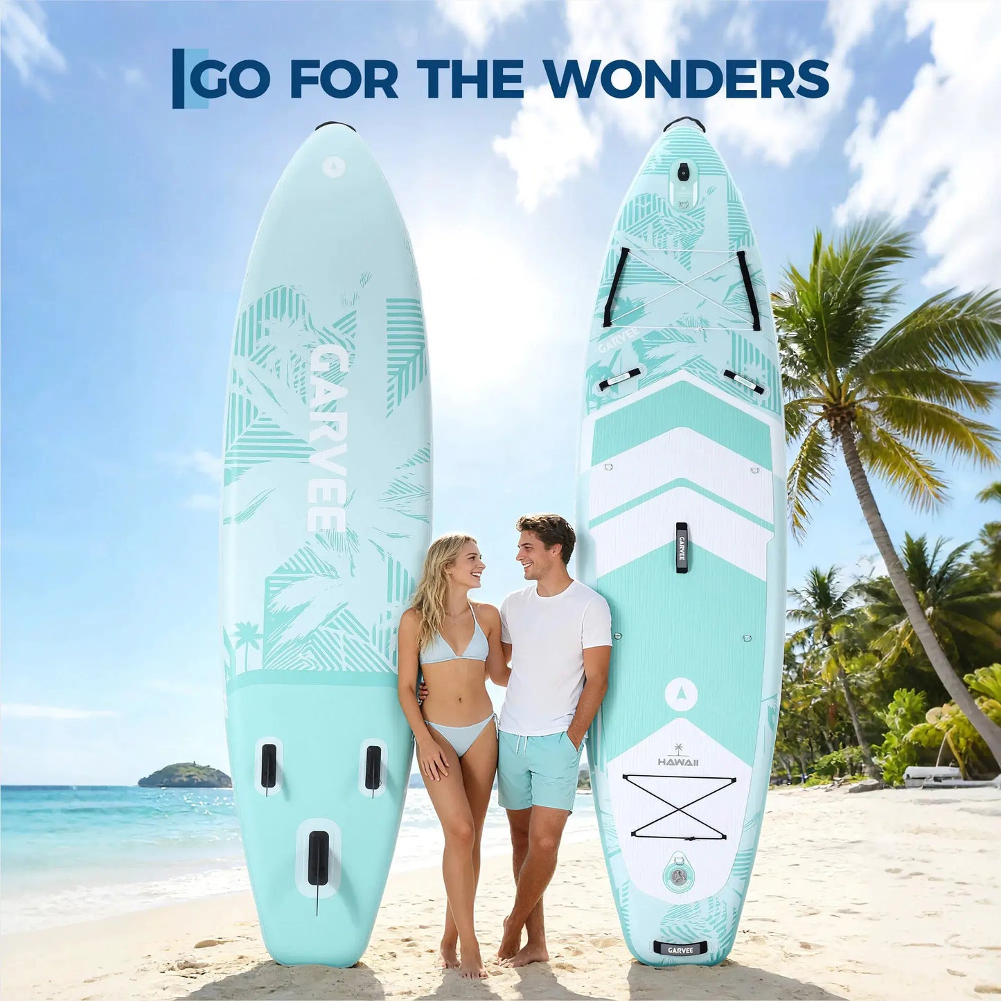 Extra Wide Stable Inflatable Stand Paddle Paddle Board for Adults & Youth – Ultra-Light PVC, Non-Slip EVA Deck, 450lbs Capacity, Adjustable Paddle, High Pressure Pump & Backpack by Beastly Survival Outlet
