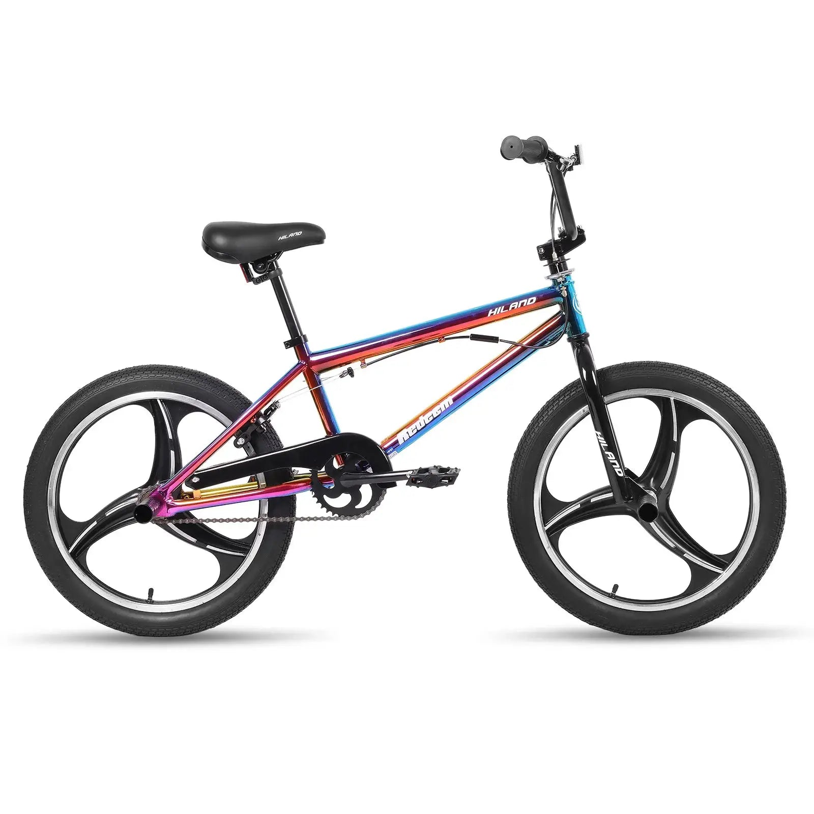 Hiland 20 Inch Kids BMX Bike Freestyle 360 Degree Rotor Pegs by Beastly Survival Outlet