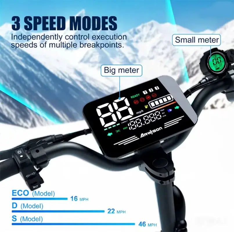 Arwibon 5600W Adult Electric Scooter Dual Motor Top Speed 46MPH, 60V27AH, 11-inch Off-Road Tires Sport Folding E-Scooter with Seat by Beastly Survival Outlet