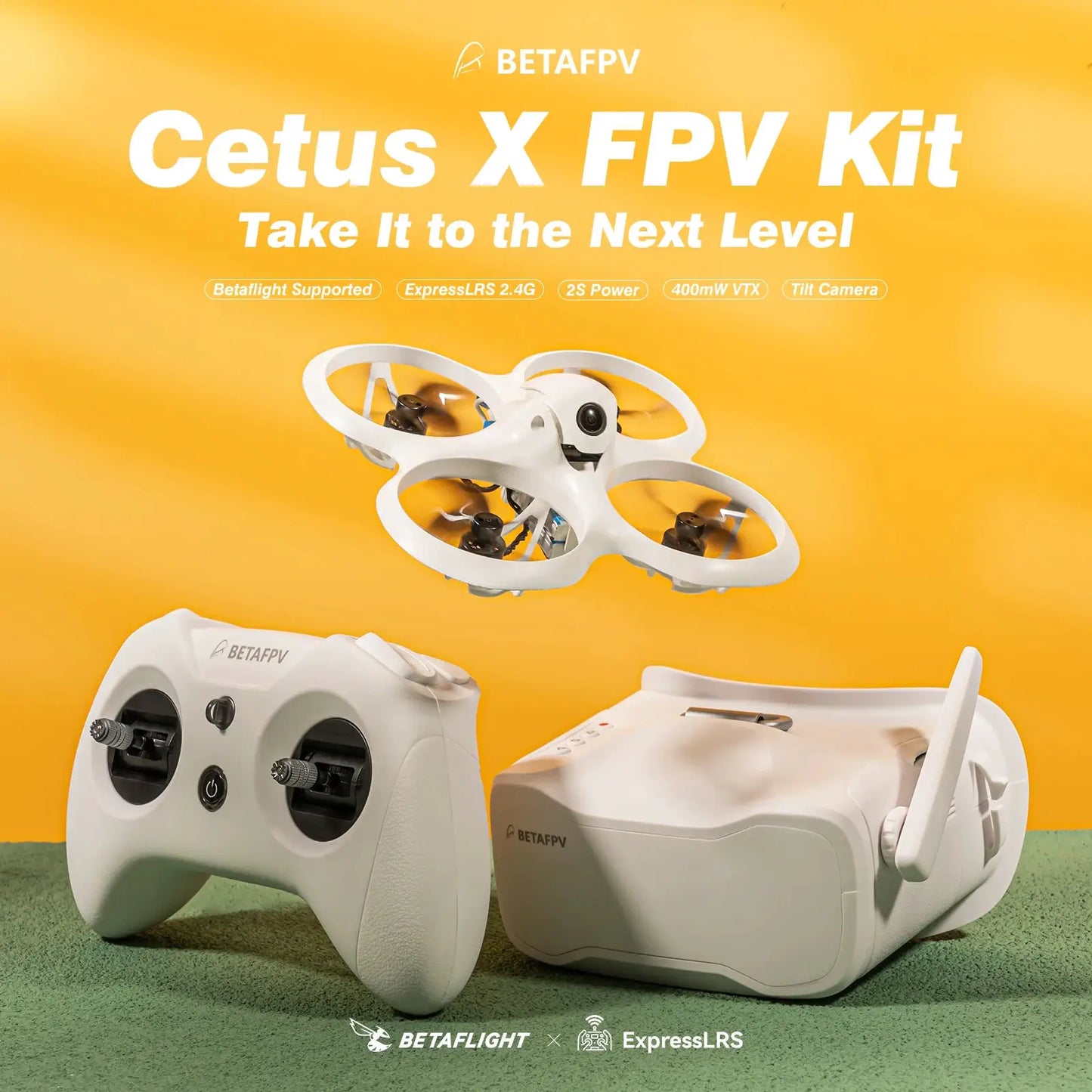 BETAFPV Cetus X FPV Kit Brushless FPV Quadcopter Indoor Racing Airplane Ship from US by Beastly Survival Outlet
