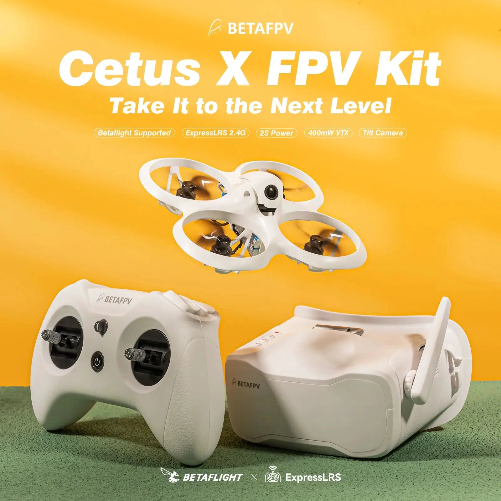 BETAFPV Cetus X FPV Kit Brushless FPV Quadcopter Indoor Racing Airplane Ship from US by Beastly Survival Outlet