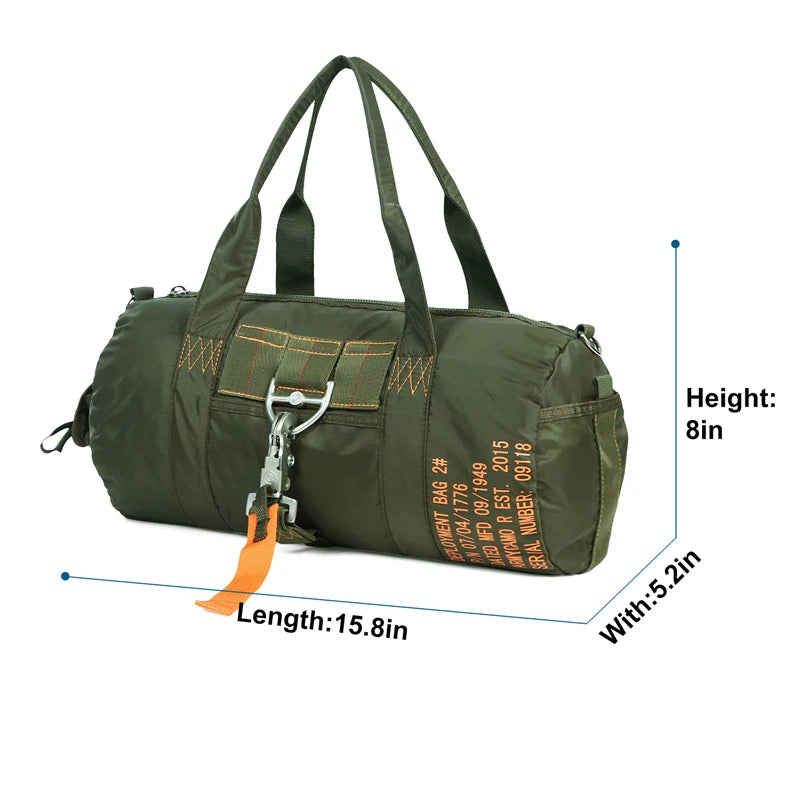 LQARMY Tactical Parachute Duffle Bag 1000D Nylon Outdoor