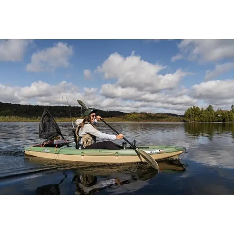 Sentinel 100X - Angler Sit on Top Fishing Kayak - Lightweight - Ergolounge Seating System - Blue - Enhanced Comfort and Stabili by Beastly Survival Outlet
