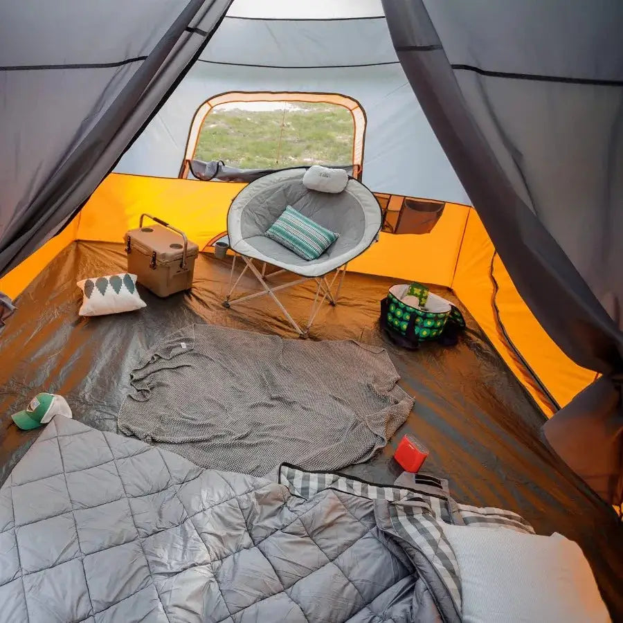 Tent for Family Camping 10 Person/ 11 Person/ 12 Person Large Multi Room Cabin Tents for Car Camping and Outdoor Adventures by Beastly Survival Outlet