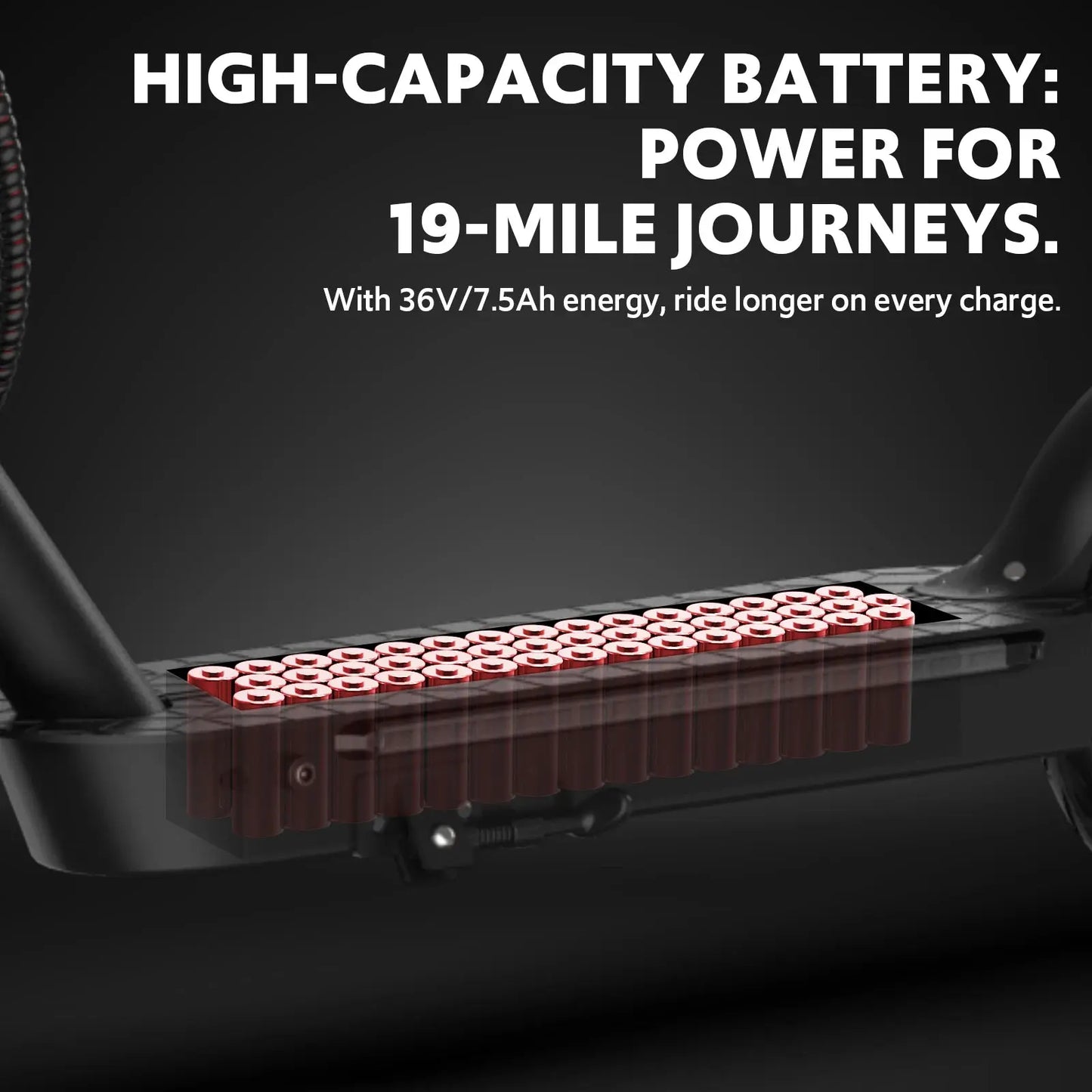Electric Scooters for Adults,19 MPH 19 Miles Folding E-Scooter Built-in Side Lights, 550W Motor by Beastly Survival Outlet