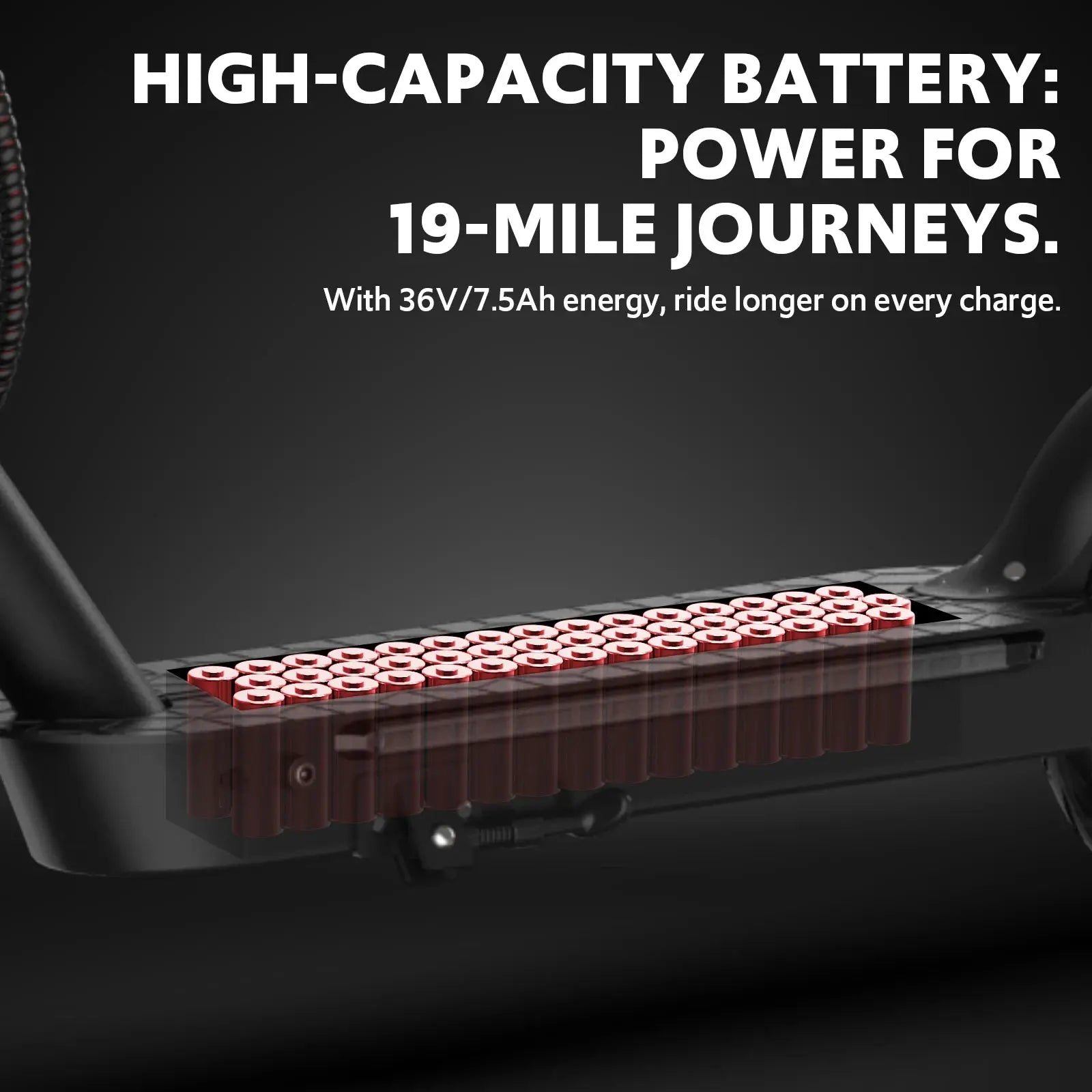 Electric Scooters for Adults,19 MPH 19 Miles Folding E-Scooter Built-in Side Lights, 550W Motor by Beastly Survival Outlet