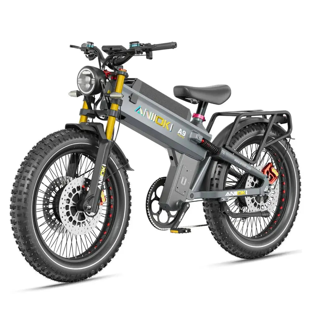 ANIIOKI ebike 6000W 60V Dual Motors electric bike aniioki a9 pro max electric bike adults 45mph aniioki ebike Suspension AirFork by Beastly Survival Outlet