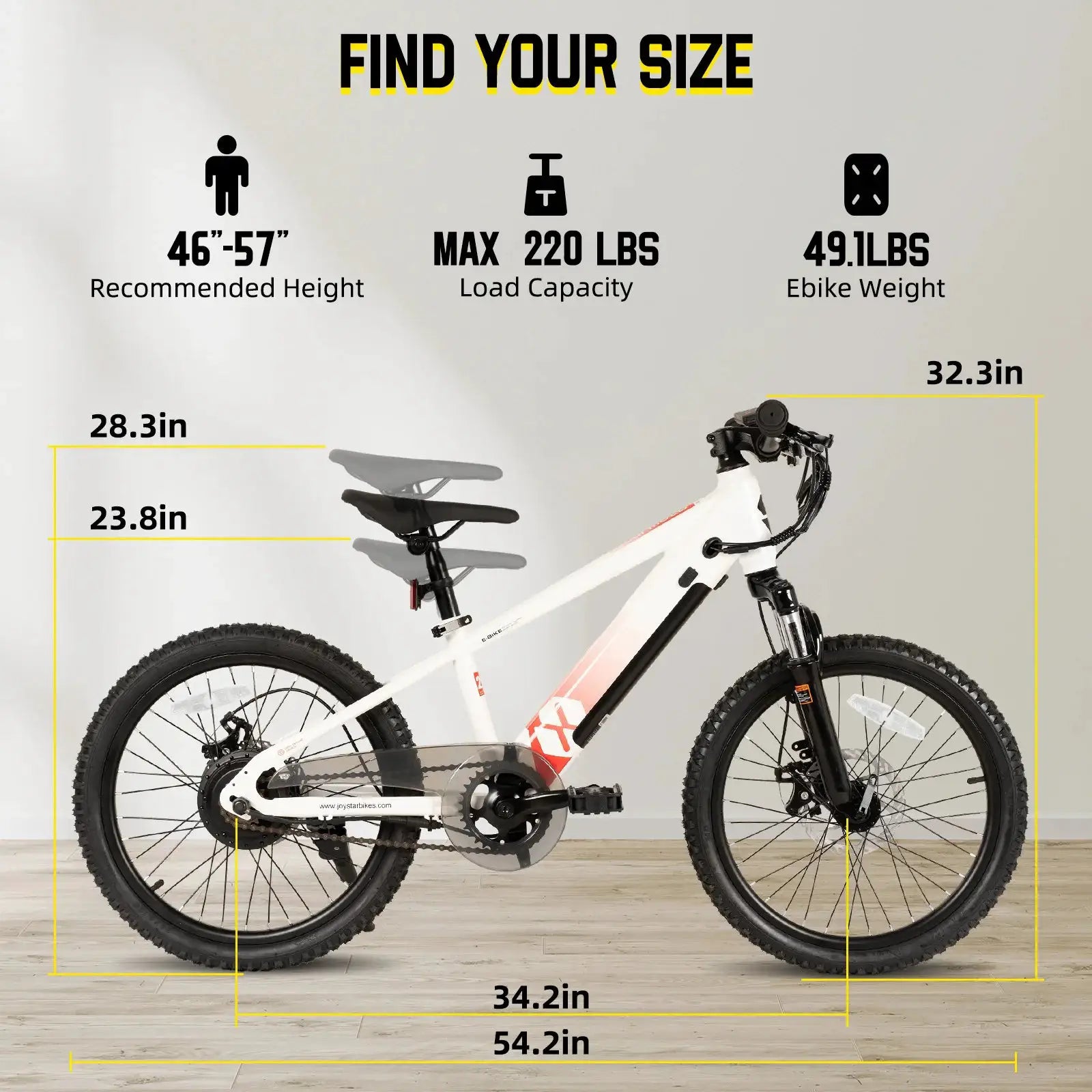 JoyStar Kids Electric Bike 250W 15 MPH Mountain Adventure Jr by Beastly Survival Outlet