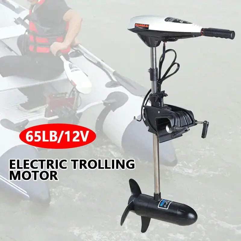 65Lbs 12V Trolling Motor Outboard For Fishing Boats Kayaks X by Beastly Survival Outlet