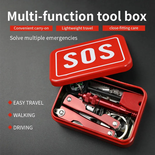 SOS Emergency Tool Box For Camping And Outdoor Adventures
