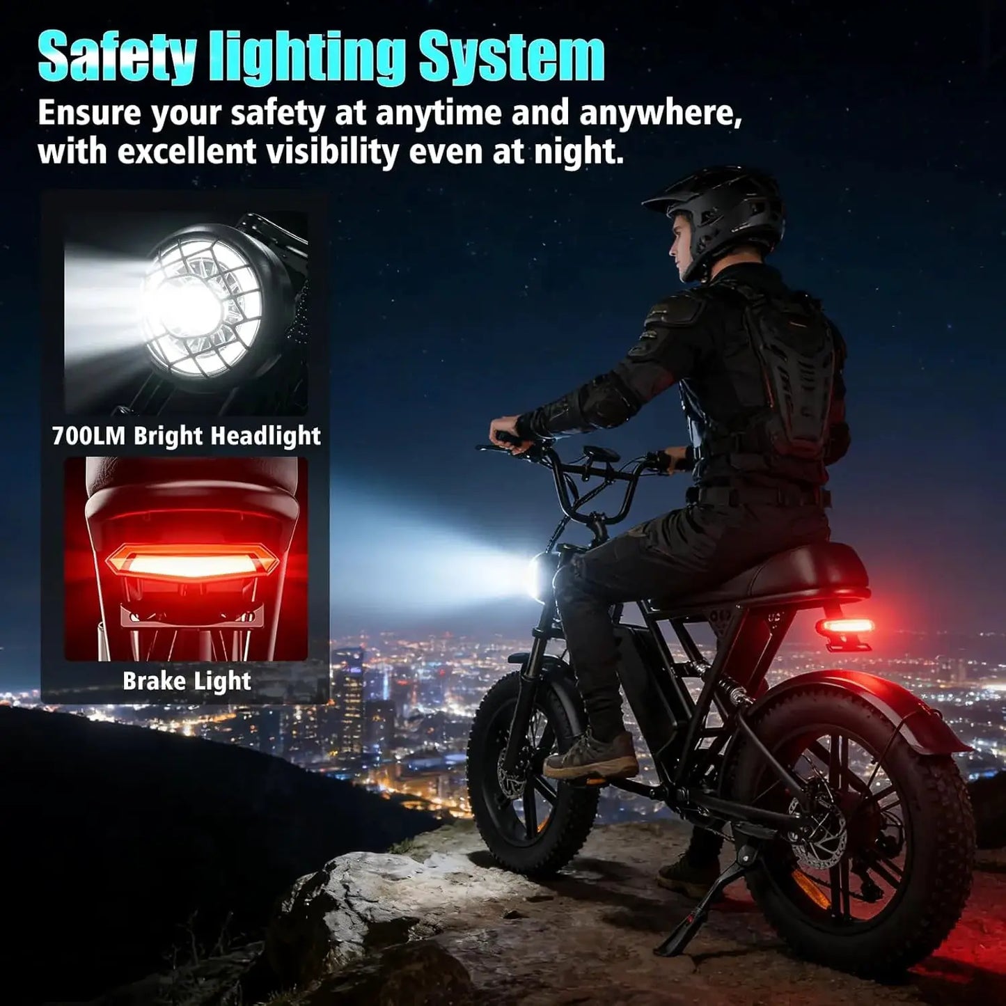Adults Electric Dirt Bike 1500W Motor 30 MPH High-Speed E-Bike 48V 15AH Battery Off-Road E-Motorcycle for Electric Bicycle by Beastly Survival Outlet