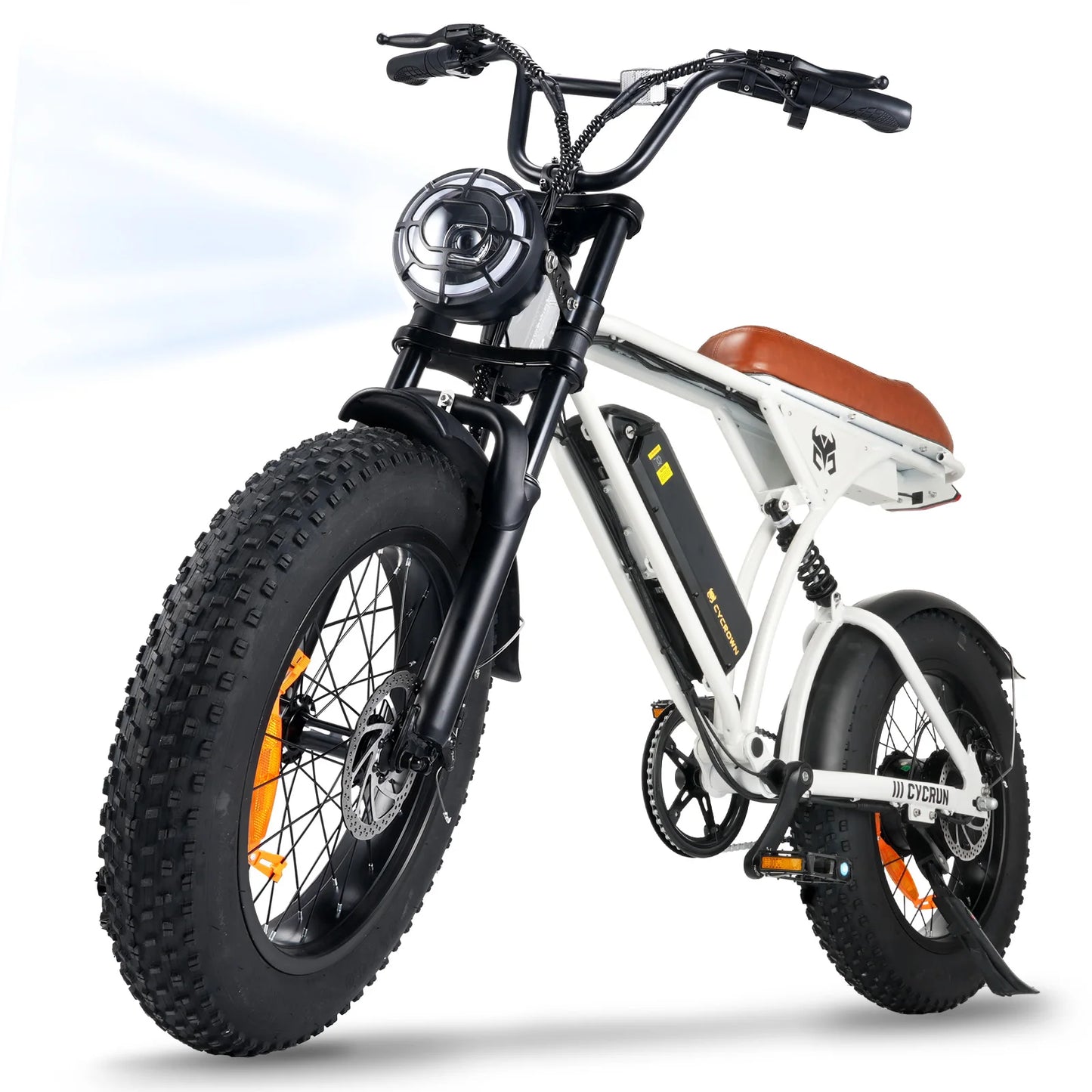 Cycrown RUN 750W Electric Bicycle 20 Inch Fat Tire Off Road Bike