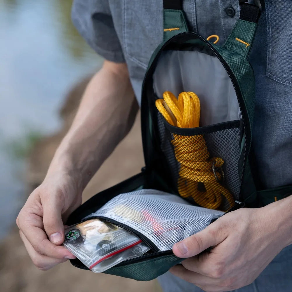 Fly Fishing Gear Bag Chest Bag for Anglers Small and Versatile