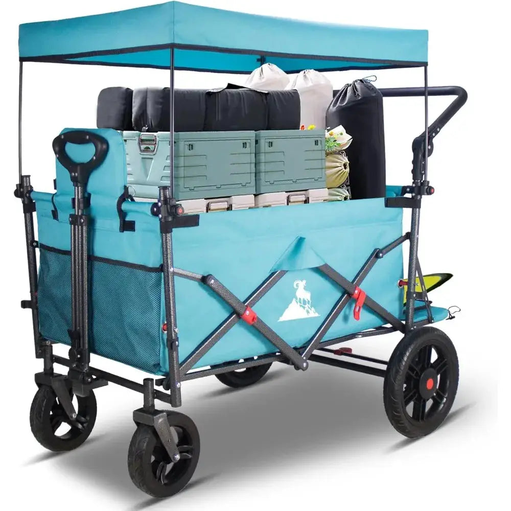 Heavy Duty Foldable Trolley Quick Release Wheels And Seats 2 by Beastly Survival Outlet