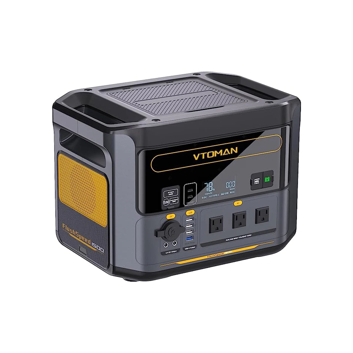 VTOMAN FlashSpeed 1500 Portable Power Station for Outdoor Use