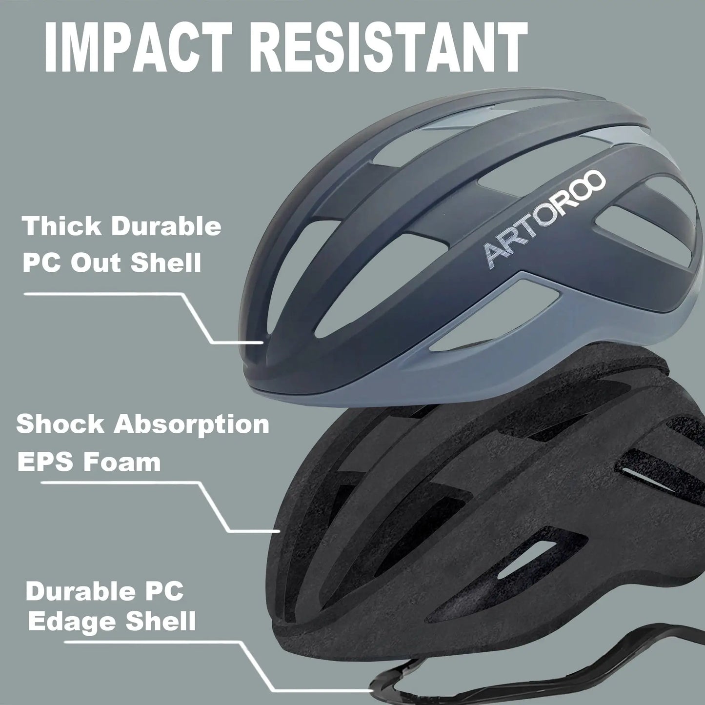ARTOROO Road Bike Helmet for Adults, Bicycle Helmet Women and Men Cycling for Mountain Bike. by Beastly Survival Outlet