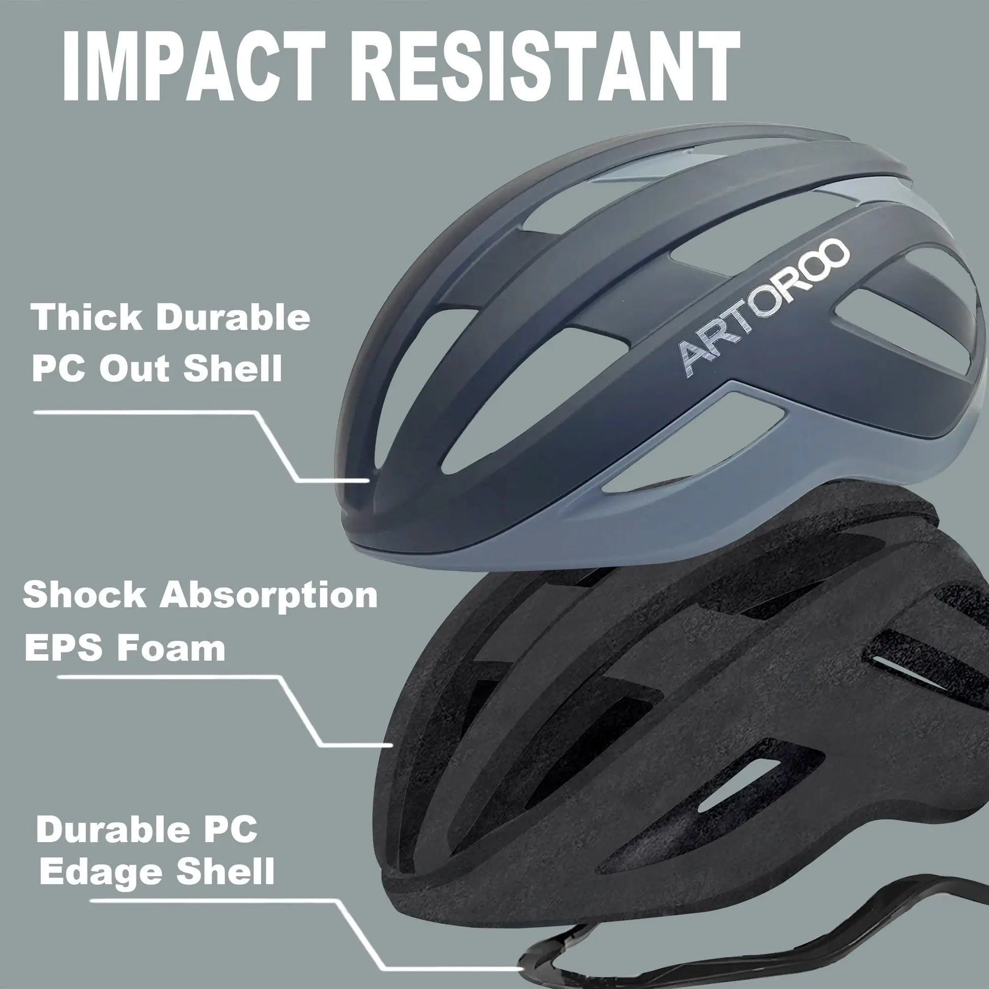 ARTOROO Road Bike Helmet for Adults, Bicycle Helmet Women and Men Cycling for Mountain Bike. by Beastly Survival Outlet