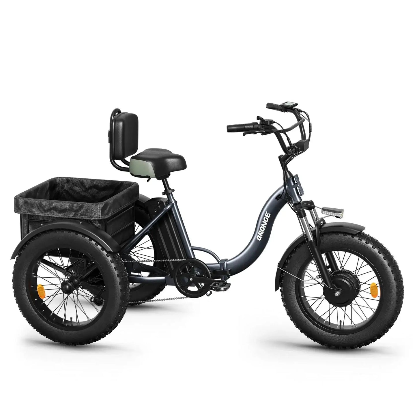 QRONGE Lava Electric Tricycle Folding Fat Tire Ebike Pro Max by Beastly Survival Outlet