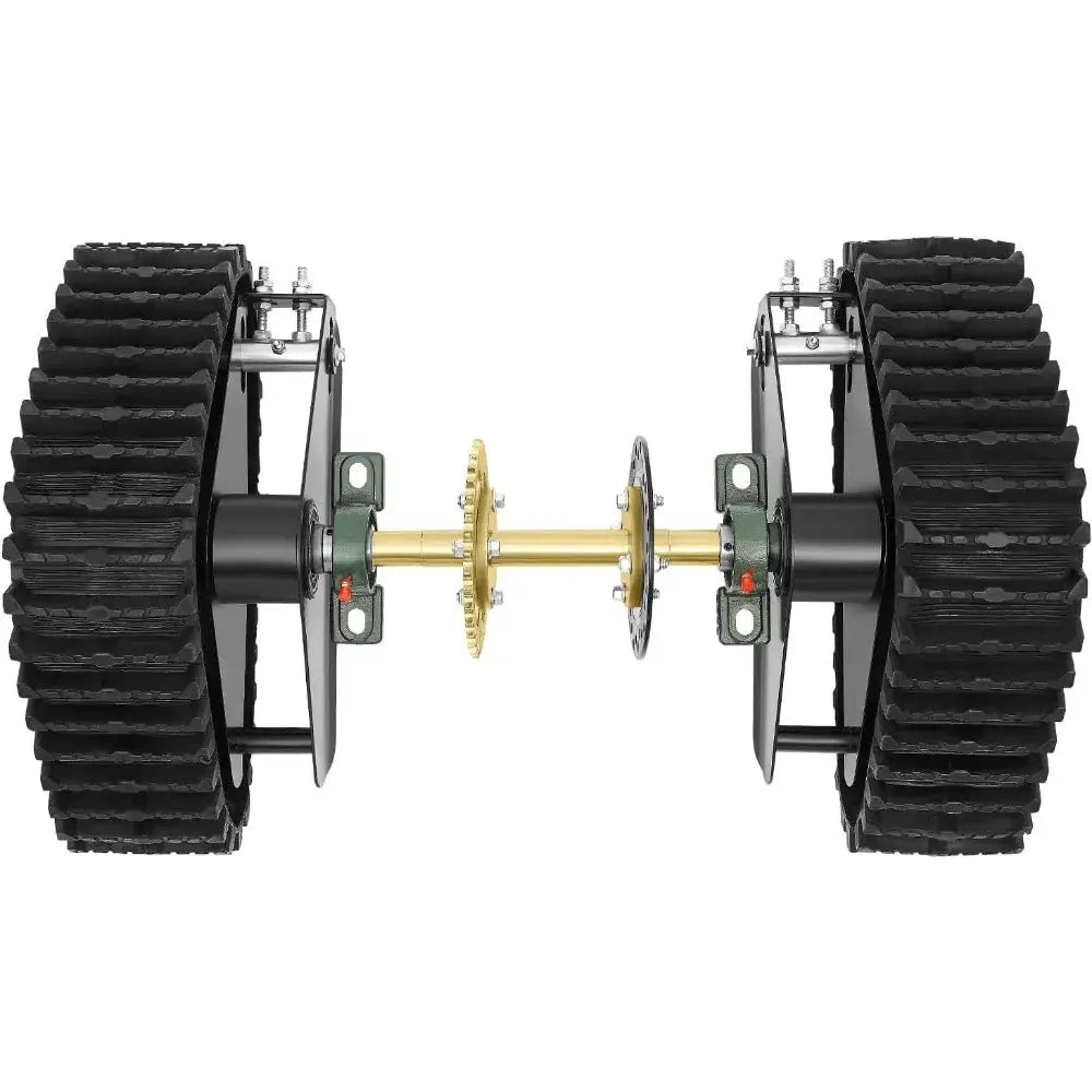 Go Cart Axle Kit, 600mm/23.6" Rear Axle Track Assembly, Quad Snow Sand Snowmobile ATV Tracks, Go-Kart Motorcycle Frame Kits by Beastly Survival Outlet