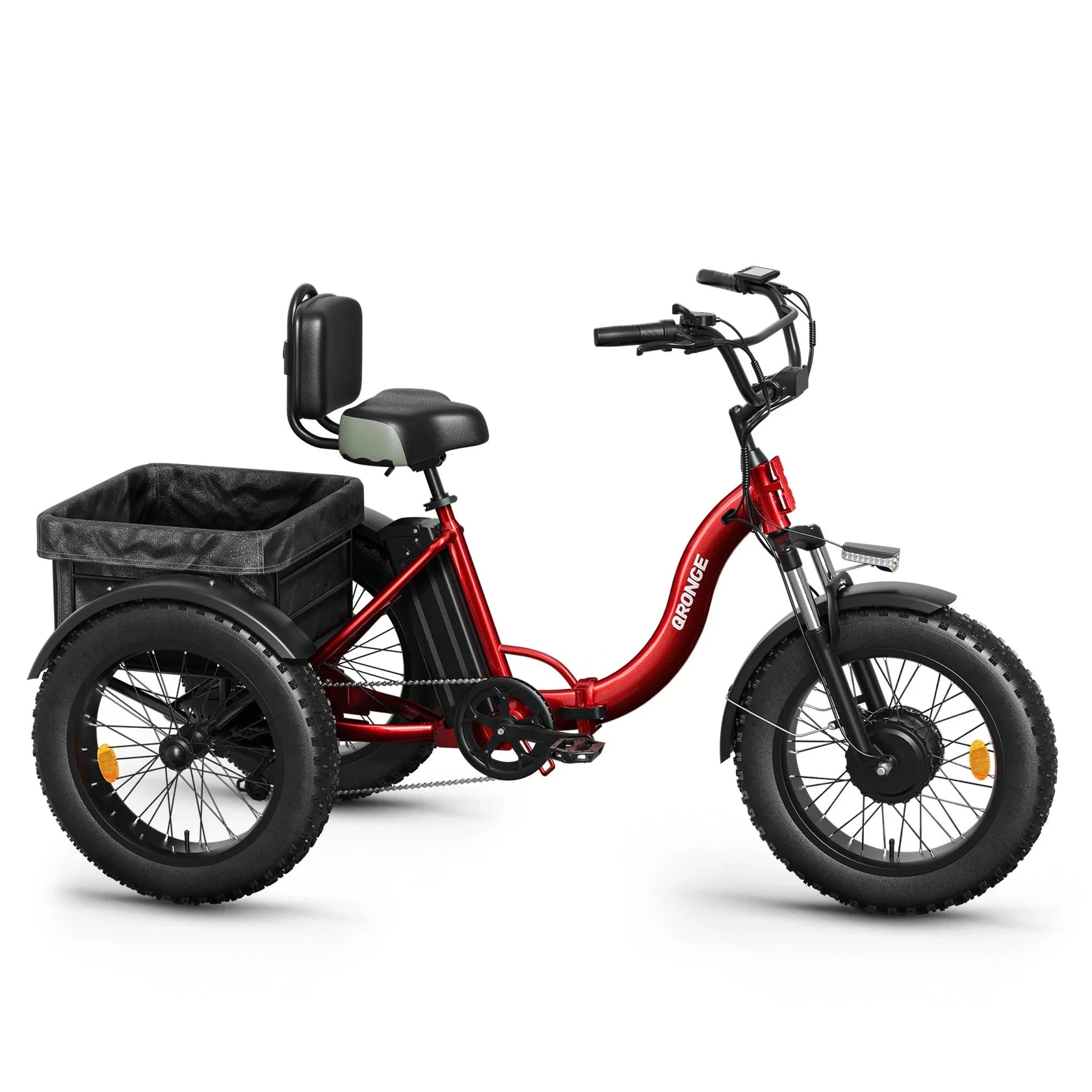 QRONGE Lava Electric Tricycle Folding Fat Tire Ebike Pro Max by Beastly Survival Outlet